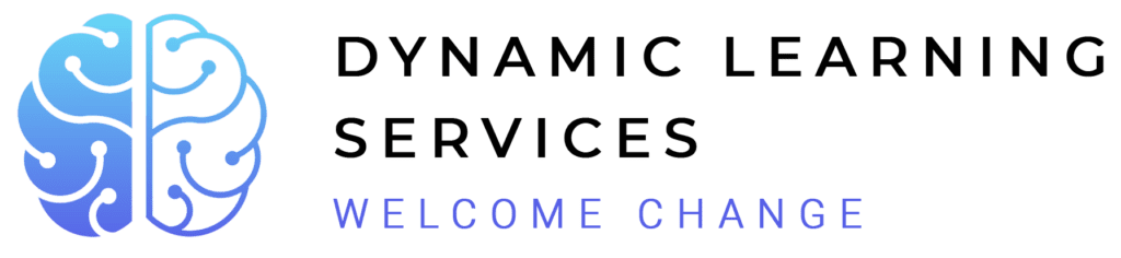 logo of dynamic learning services with text